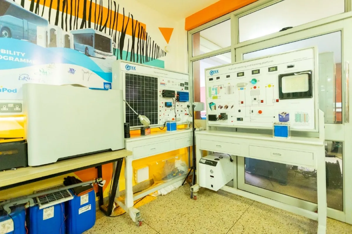 Makerere University mobility programme training laboratory with renewable energy equipment