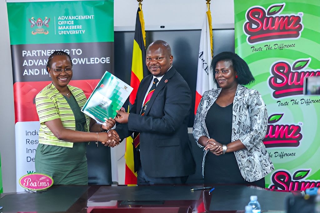 Makerere University, Psalms Food Industries Sign MoU to Advance Research, Innovation and Student Employability